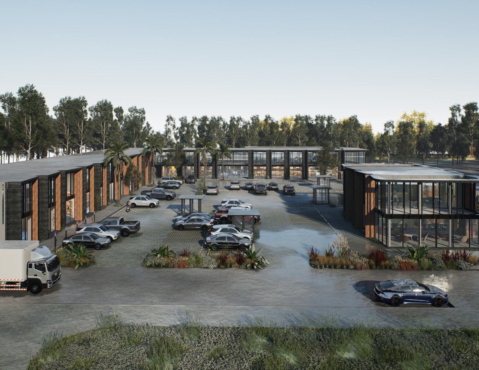Render del estacionamiento